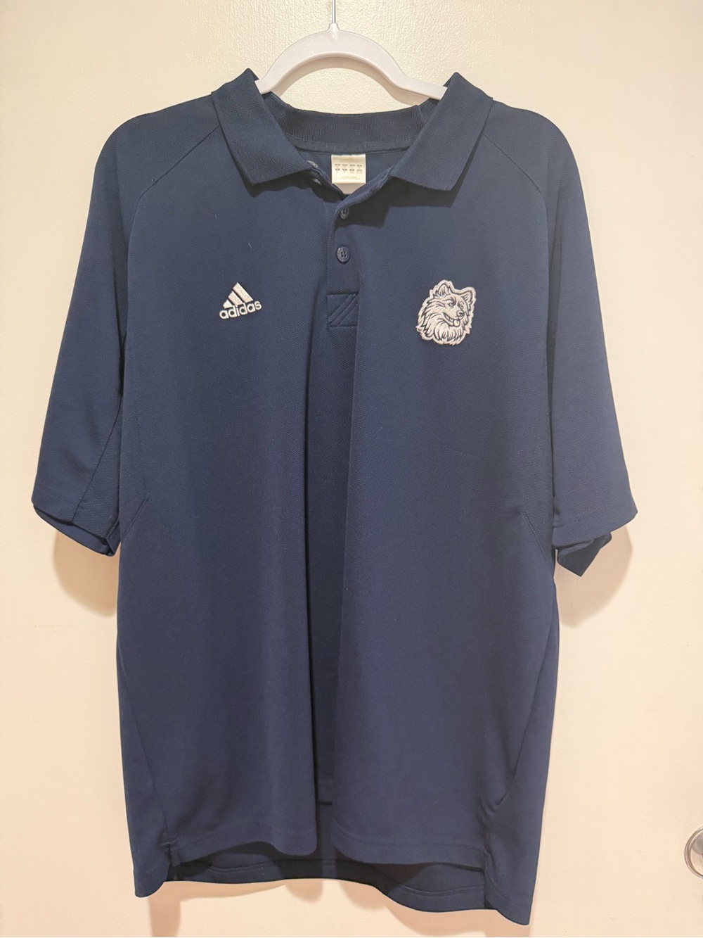 Vintage UConn huskies polo golf adidas